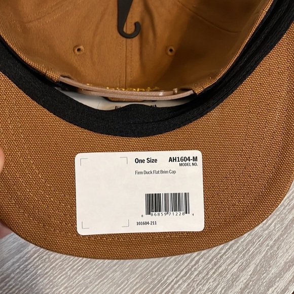 Nwt Duck Bill Brown Carhartt Hat 